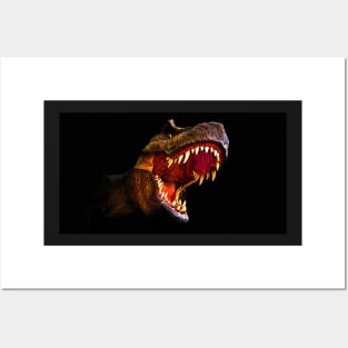 T rex face mask design A Posters and Art